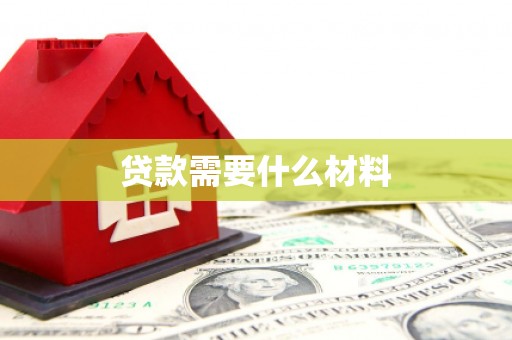 仁和贷款需要什么材料