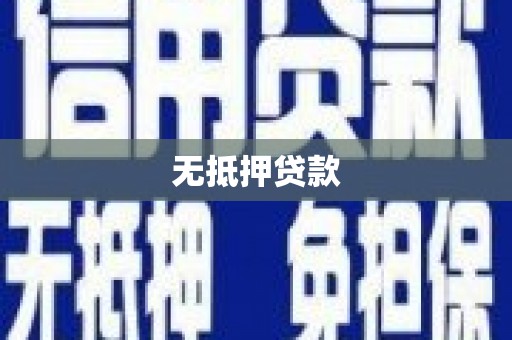 仁和无抵押贷款