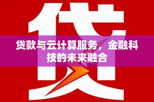 仁和贷款与云计算服务，金融科技的未来融合