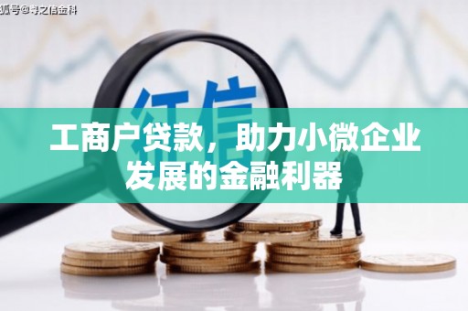 仁和工商户贷款，助力小微企业发展的金融利器