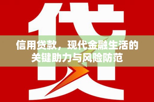仁和信用贷款，现代金融生活的关键助力与风险防范