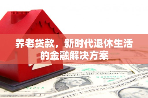 仁和养老贷款，新时代退休生活的金融解决方案