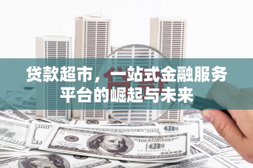 仁和贷款超市，一站式金融服务平台的崛起与未来