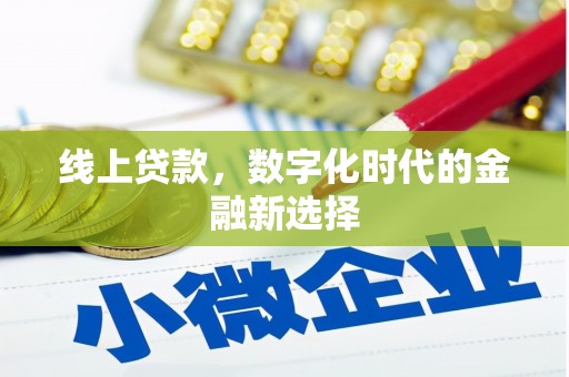 仁和线上贷款，数字化时代的金融新选择