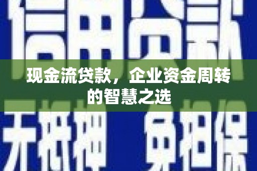 仁和现金流贷款，企业资金周转的智慧之选